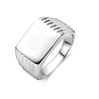 vDam Graveerring Zilver Gerhodineerd 1341799