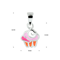 vDam Hanger Cupcake Zilver Gerhodineerd 1329210
