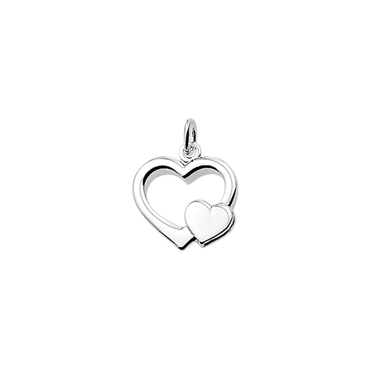 vDam Hanger Hart Zilver Gerhodineerd 1329845