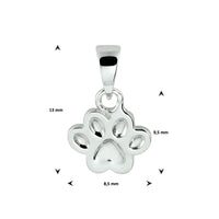 vDam Hanger Hondenpoot Zilver Gerhodineerd 1332034