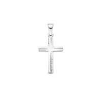 vDam Hanger Kruis Gediamanteerd 20 Mm Zilver Gerhodineerd 1340465