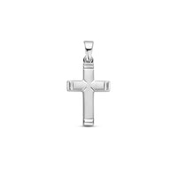 vDam Hanger Kruis Poli/mat Gediamanteerd 20 Mm Zilver Gerhodineerd 1340469