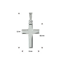 vDam Hanger Kruis Zilver Gerhodineerd 1330095