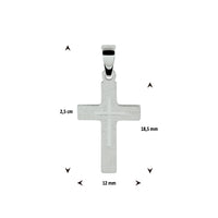 vDam Hanger Kruis Zilver Gerhodineerd 1330096