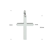 vDam Hanger Kruis Zilver Gerhodineerd 1330519