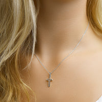 vDam Hanger Kruis Zilver Gerhodineerd 1332209