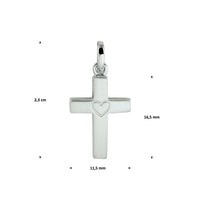 vDam Hanger Kruis Zilver Gerhodineerd 1332210