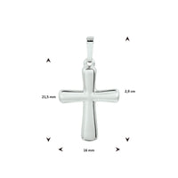 vDam Hanger Kruis Zilver Gerhodineerd 1332824