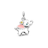 vDam Hanger Olifant Zirkonia 17 Mm Zilver Gerhodineerd 1341846