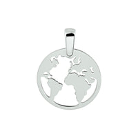 vDam Hanger Wereldbol Zilver Gerhodineerd 1329627