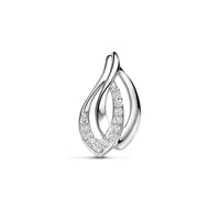 vDam Hanger Zirkonia 18 Mm Zilver Gerhodineerd 1341326