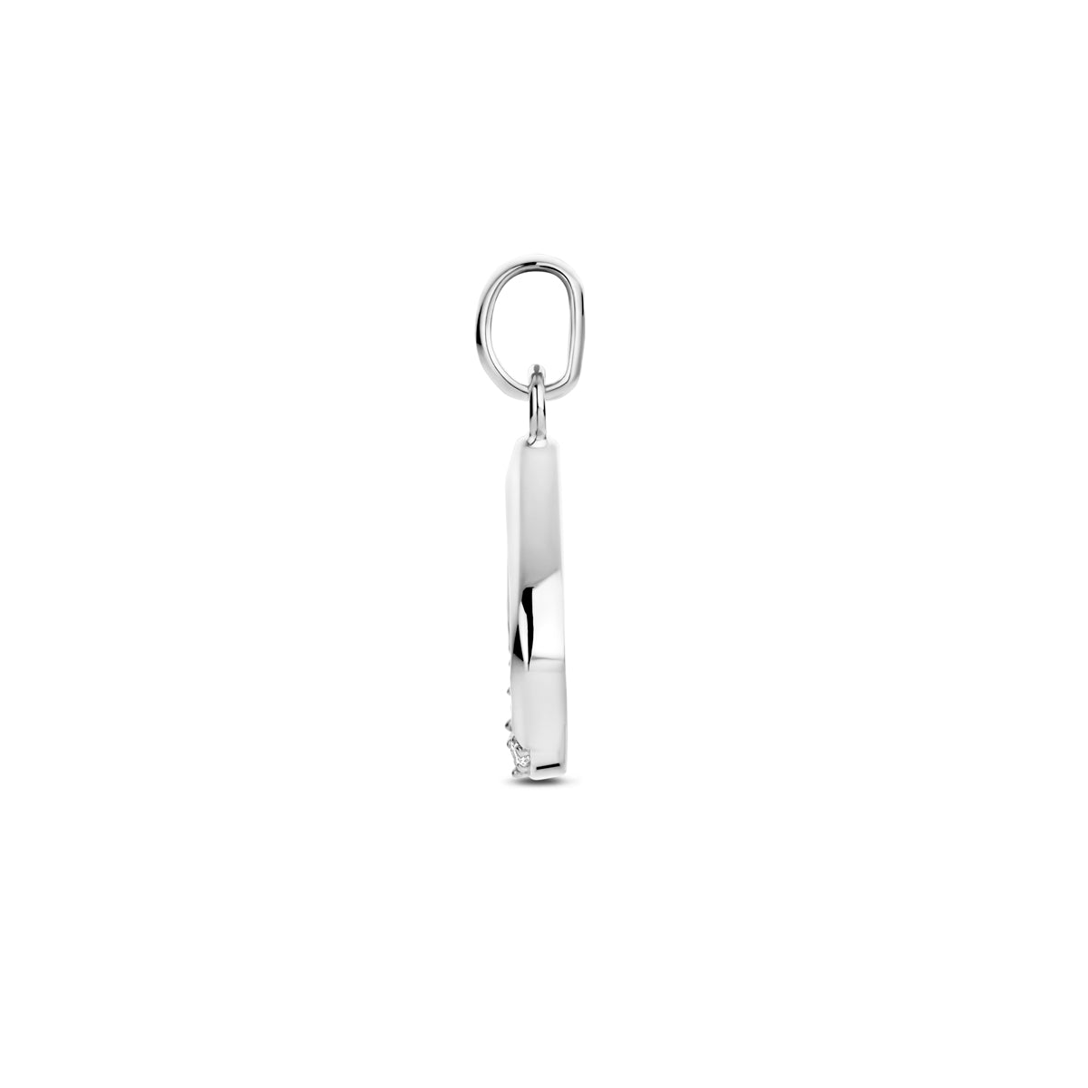 vDam Hanger Zirkonia 19 Mm Zilver Gerhodineerd 1341209