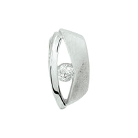 vDam Hanger Zirkonia Poli/mat Zilver Gerhodineerd 1332881