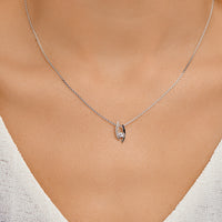 vDam Hanger Zirkonia Zilver Gerhodineerd 1329929