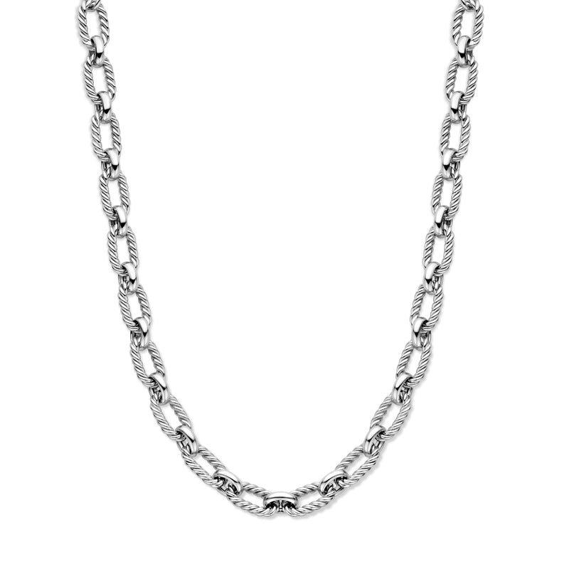 vDam Ketting 10,8 Mm 43 + 3 Cm Zilver Gerhodineerd 1338135