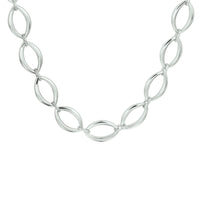 vDam Ketting 10 Mm 45 Cm Zilver Gerhodineerd 1332641