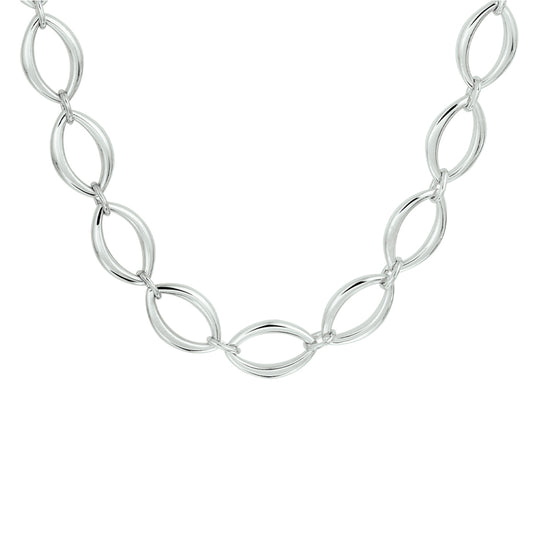 vDam Ketting 10 Mm 45 Cm Zilver Gerhodineerd 1332641
