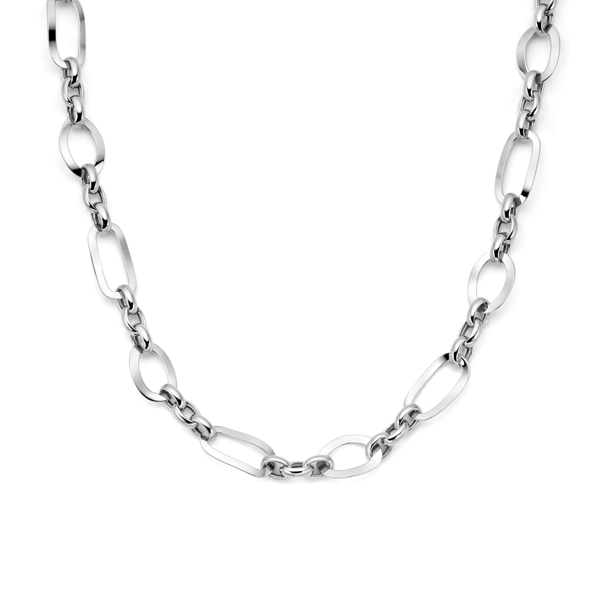 vDam Ketting 11,5 Mm 46 Cm Zilver Gerhodineerd 1339114