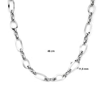 vDam Ketting 11,5 Mm 46cm Cm Zilver Gerhodineerd 1339114  46cm