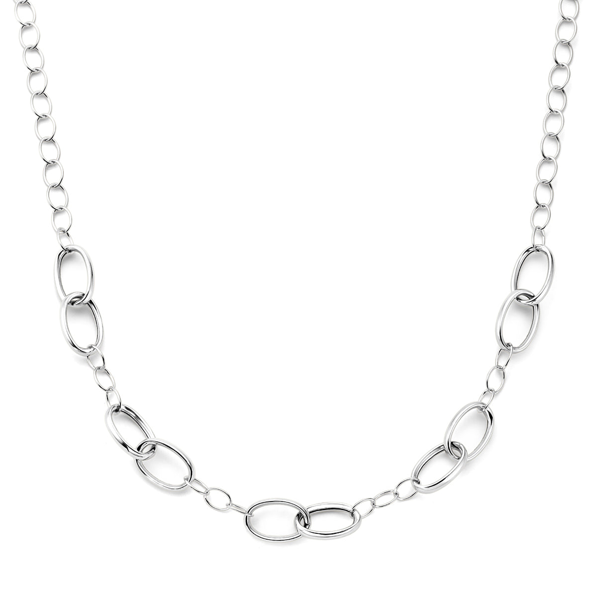 vDam Ketting 11 Mm 45 Cm Zilver Gerhodineerd 1341746