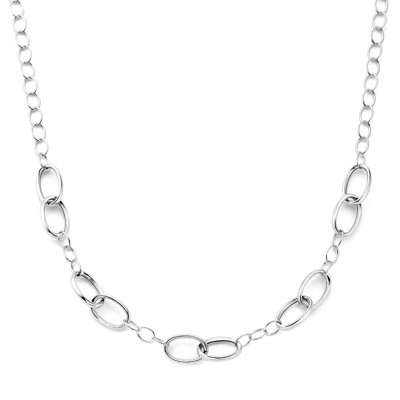 vDam Ketting 11 Mm 45 Cm Zilver Gerhodineerd 1341746