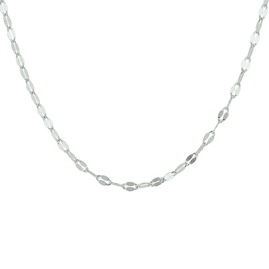 vDam Ketting 2,2 Mm Zilver Gerhodineerd 1328634