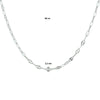 vDam Ketting 2,2 Mm Zilver Gerhodineerd 1328635  80cm