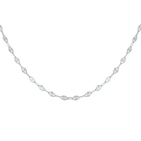 vDam Ketting 2,5 Mm 40 + 4 Cm Zilver Gerhodineerd 1330914
