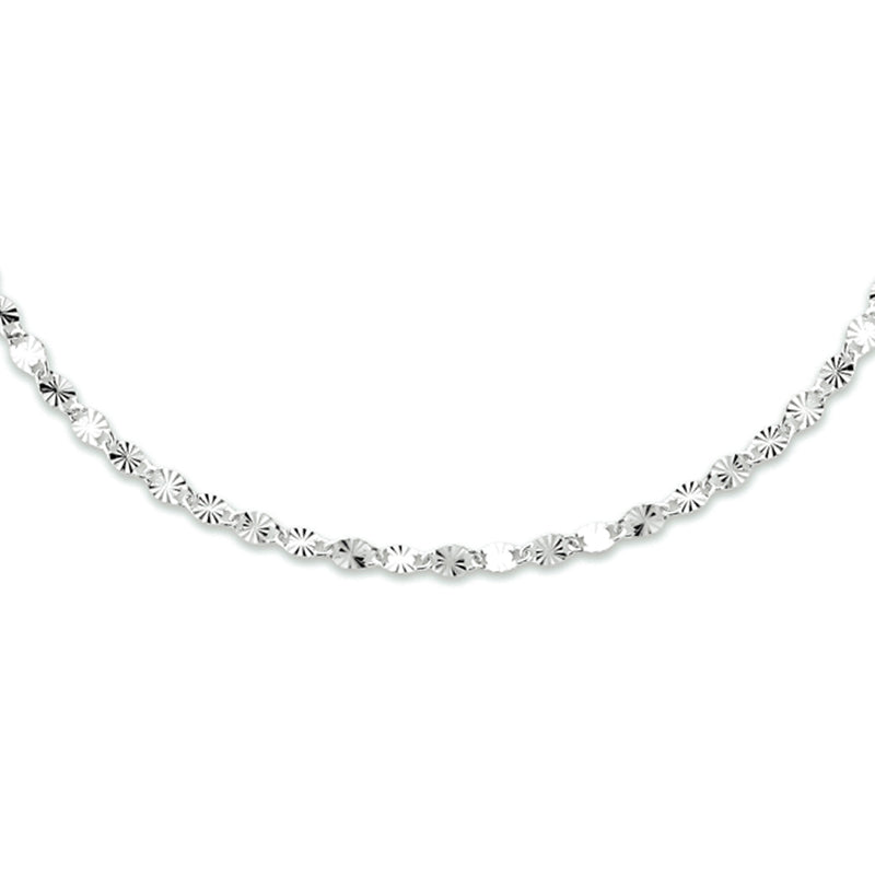 vDam Ketting 2,5 Mm Zilver Gerhodineerd 1333836