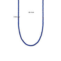 vDam Ketting 3,0 Mm 40cm + 4 Cm Zilver Gerhodineerd 1335743  40cm