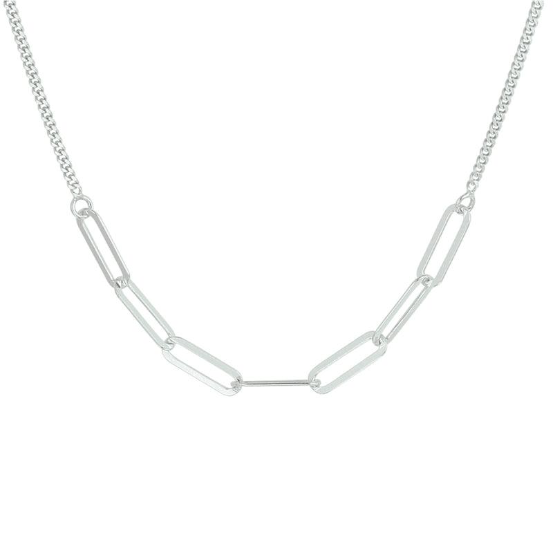 vDam Ketting 3,7 Mm 42 + 3 Cm Zilver Gerhodineerd 1332298