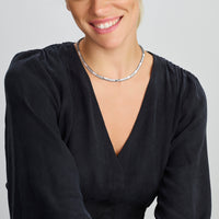 vDam Ketting 4,3 Mm 43cm Cm Poli/mat Zilver Gerhodineerd 1333838  43cm