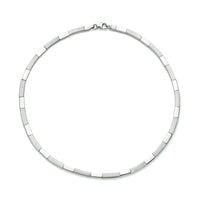 vDam Ketting 4,3 Mm 43cm Cm Poli/mat Zilver Gerhodineerd 1333838  43cm