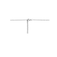 vDam Ketting 40cm + 4 Cm Zilver Gerhodineerd 1341658  40cm
