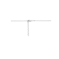 vDam Ketting 40cm + 4 Cm Zilver Gerhodineerd 1341659  40cm