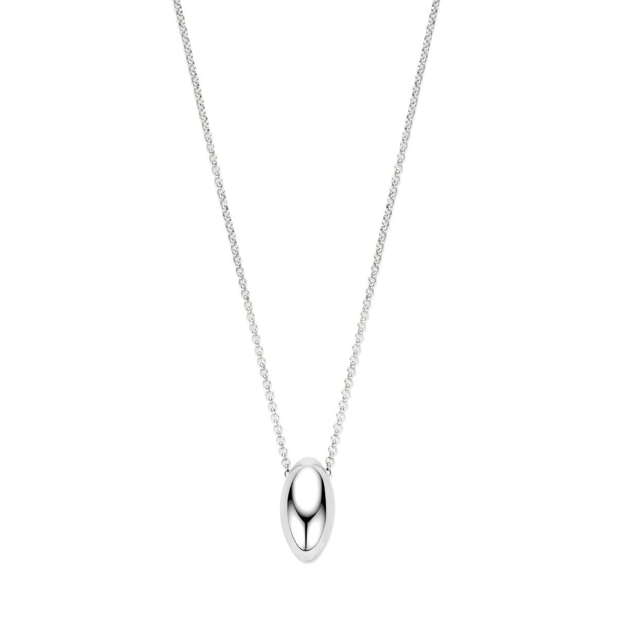 vDam Ketting 41 + 4 Cm Zilver Gerhodineerd 1341743