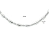 vDam Ketting 5,2 Mm 43cm Cm Poli/mat Zilver Gerhodineerd 1333840  43cm