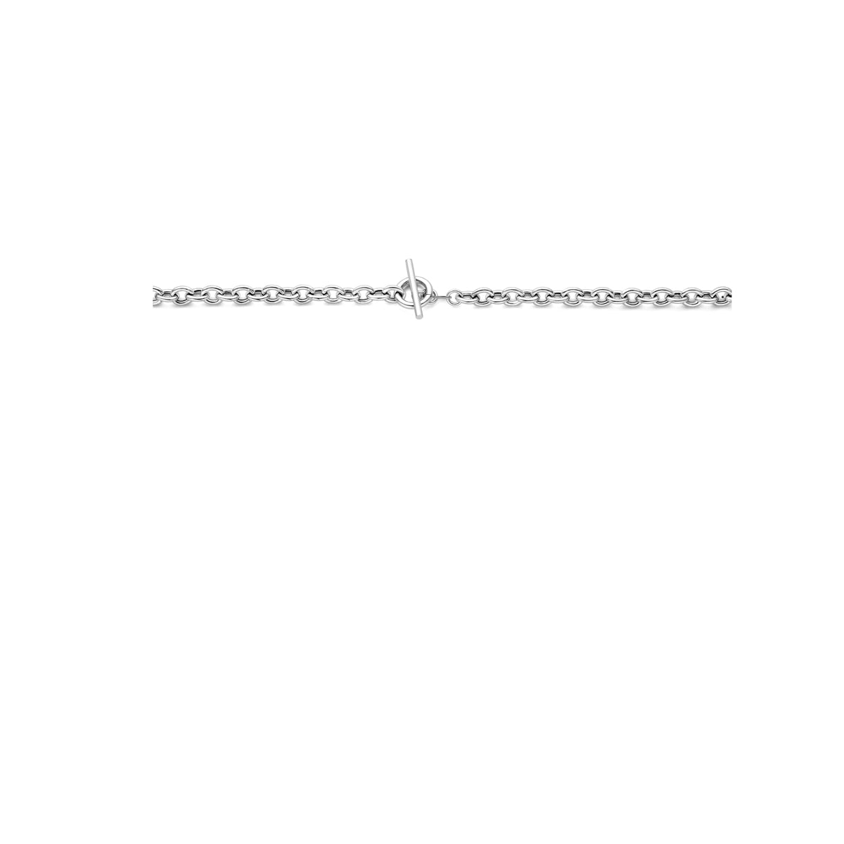 vDam Ketting 6 Mm 42cm Cm Kapittelslot Zilver Gerhodineerd 1339689  42cm