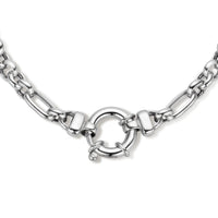 vDam Ketting 7,0 Mm 45 Cm Met Groot Springslot Zilver Gerhodineerd 1336241