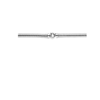 vDam Ketting 8,0 Mm 45cm Cm Met Groot Springslot Zilver Gerhodineerd 1338608  45cm