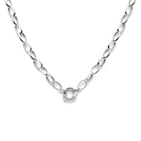 vDam Ketting 8,3 Mm 45 Cm Met Groot Springslot Zilver Gerhodineerd 1339135