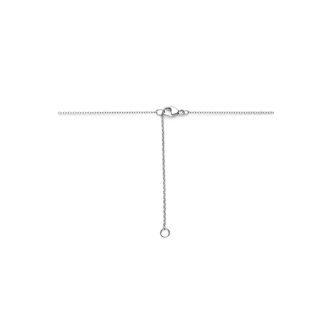 vDam Ketting Amethist 41cm - 46 Cm Zilver Gerhodineerd 1337885  41cm