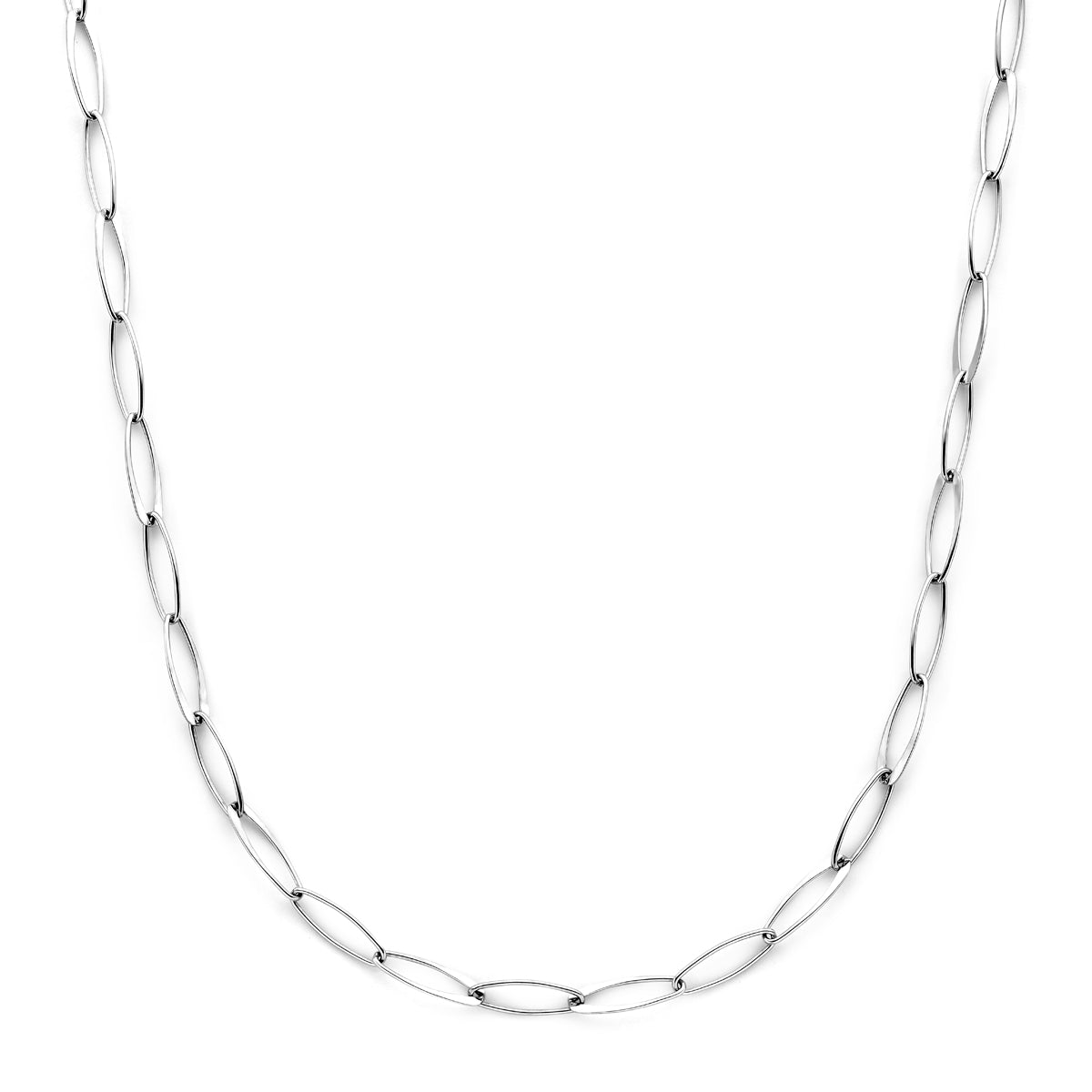 vDam Ketting Anker 6 Mm 45 Cm Zilver Gerhodineerd 1341779