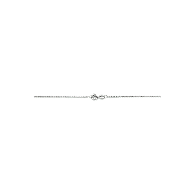 vDam Ketting Anker Gediamanteerd 1,1 Mm Zilver Gerhodineerd 1333561  38cm