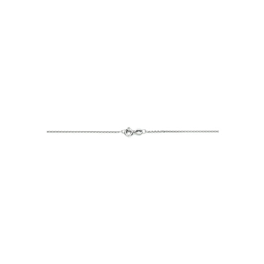 vDam Ketting Anker Gediamanteerd 1,1 Mm Zilver Gerhodineerd 1333564  50cm