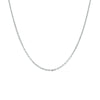 vDam Ketting Anker Gediamanteerd 1,3 Mm Zilver Gerhodineerd 1326289  60cm