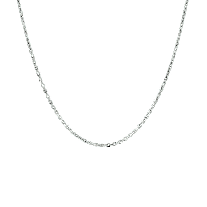 vDam Ketting Anker Gediamanteerd 1,3 Mm Zilver Gerhodineerd 1326289  60cm