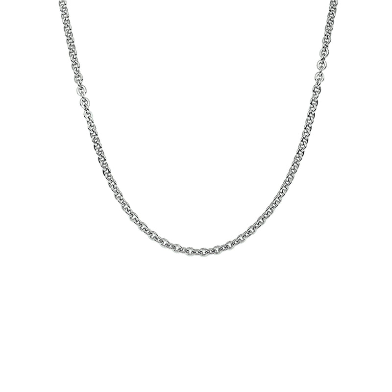 vDam Ketting Anker Plat 1,4 Mm Zilver Gerhodineerd 1330058