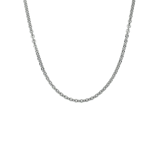 vDam Ketting Anker Plat 1,4 Mm Zilver Gerhodineerd 1330059