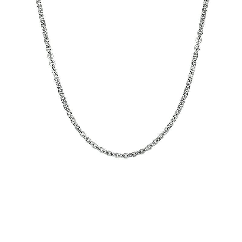 vDam Ketting Anker Plat 1,4 Mm Zilver Gerhodineerd 1330060